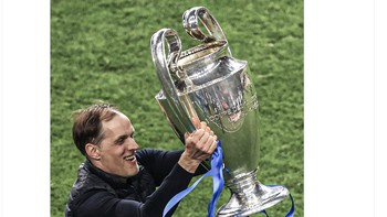 Bagaimana pun, Tuchel telah menorehkan prestasi membanggakan buat Chelsea termasuk Piala Champions. Foto: Twitter