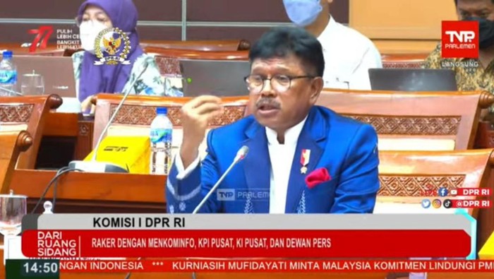 Menkominfo Johnny G Plate