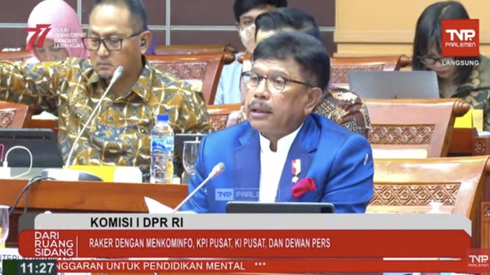 Menkominfo Johnny G. Plate