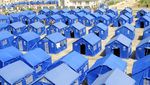 Penampakan Ratusan Tenda Biru untuk Pengungsi Banjir Pakistan