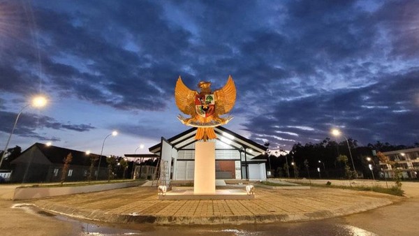 RI Punya Bangunan Megah Baru di Perbatasan PNG, Begini Potretnya