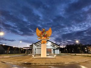 RI Punya Bangunan Megah Baru di Perbatasan PNG, Begini Potretnya