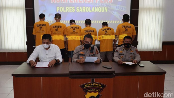Polisi tangkap enam pelaku penyalanggunaan narkoba di Sarolangun.