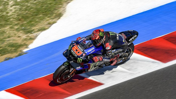 Fabio Quartararo jalani sesi tes di Misano 2022