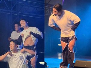 Wonho MONSTA X Tuai Kritik Pakai Baju Vulgar Saat Manggung, Ekpos Paha