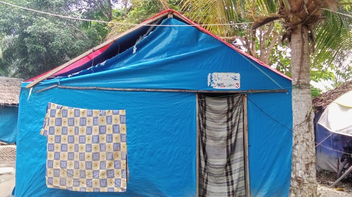 Korban gempa Sulbar masih menetap di tenda dan huntara.