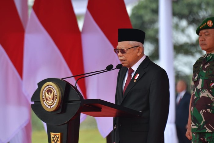 Maruf Amin pimpin upacara penetapan Komcad tahun 2022