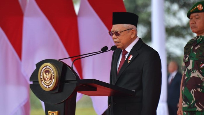 Maruf Amin pimpin upacara penetapan Komcad tahun 2022