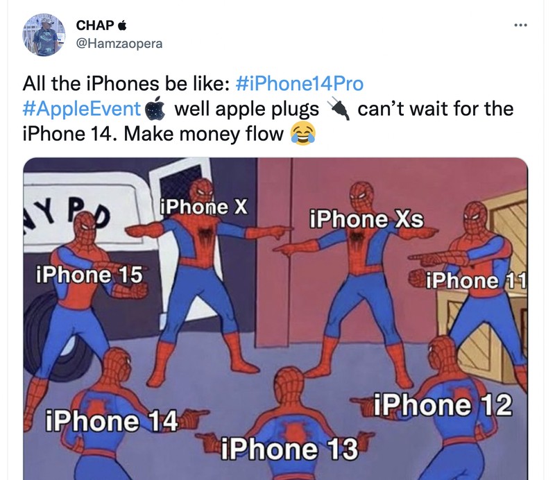 Meme iPhone 14