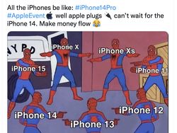 Kocaknya iPhone 14 Diledek Mirip iPhone 13