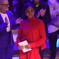 Vogue mengabarkan, pakaian yang menemani penampilan Meghan ini merupakan koleksi dari Another Tomorrow. Berbasis di New York, Another Tomorrow diklaim sebagai jenama yang ramah lingkungan karena menggunakan material bersertifikasi FSC (Forest Stewardship Council). (Foto: Getty Images/Chris Jackson)