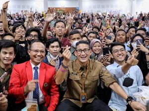 Sandiaga Siap Bantu Mahasiswa Sulsel untuk Inovasi Produk UMKM Kreatif