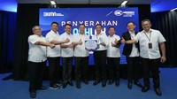 Askrindo mendapatkan apresiasi untuk kategori Indeks Impelementasi AKHLAK di klaster jasa Asuransi dan dana pensiun (Asuransi).