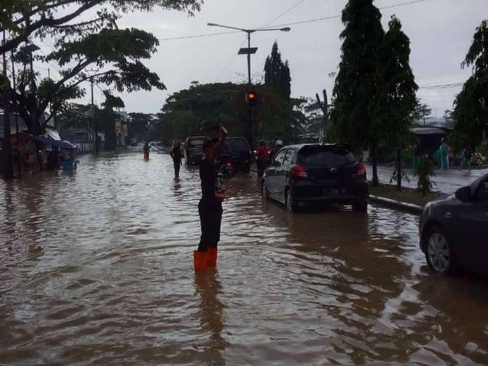 Banjir di Sukabumi.