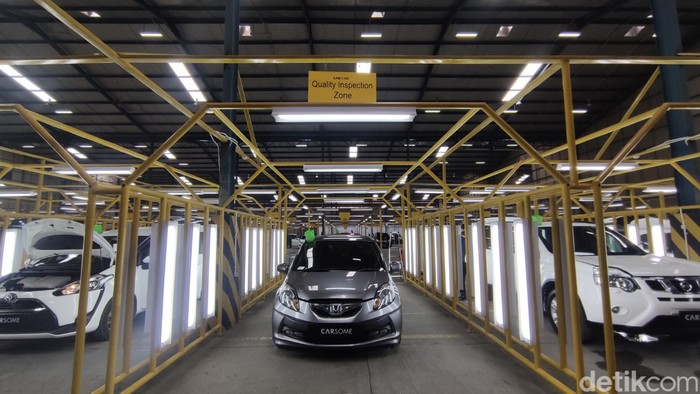 Carsome meresmikan Certified Lab atau fasilitas rekondisi mobil bekas di Gudang Balrich Logistics Blok M, Cilincing, Jakarta Utara.