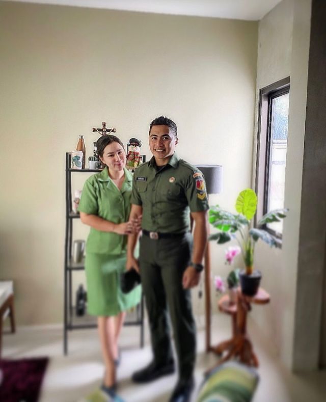 Foto Aprilio Manganang dan Claudya.