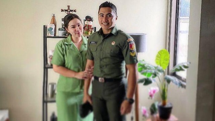 Foto Aprilio Manganang dan Claudya.