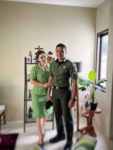 Foto Aprilio Manganang dan Claudya. Foto Aprilio Manganang dan Claudya.