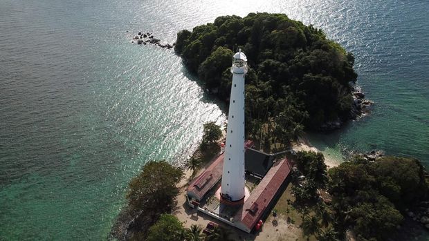 Kala Mercusuar Pulau Lengkuas Bikin Mata Para Menteri Negara G20 Terbelalak Kala Mercusuar Pulau Lengkuas Bikin Mata Para Menteri Negara G20 Terbelalak
