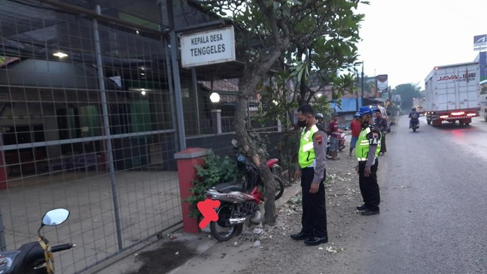 Lokasi kecelakaan di jalan Pantura Kudus-Pati, Desa Tenggeles, Kecamatan Mejobo, Kabupaten Kudus, Jumat (9/9/2022).
