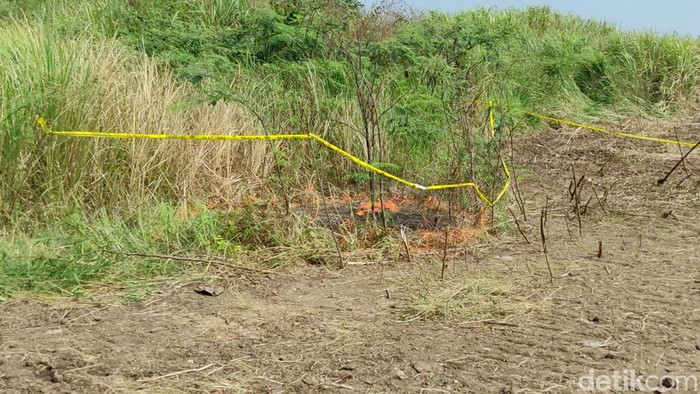Lokasi penemuan mayat hangus diduga pegawai Bapenda Semarang yang hilang, Jumat (9/9/2022).