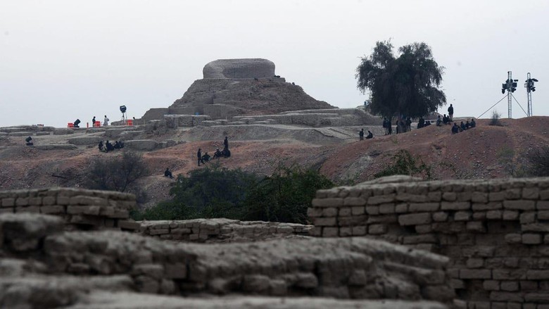 Mahenjo-daro permukiman tertua di dunia di Lembah Sungai Indus Pakistan