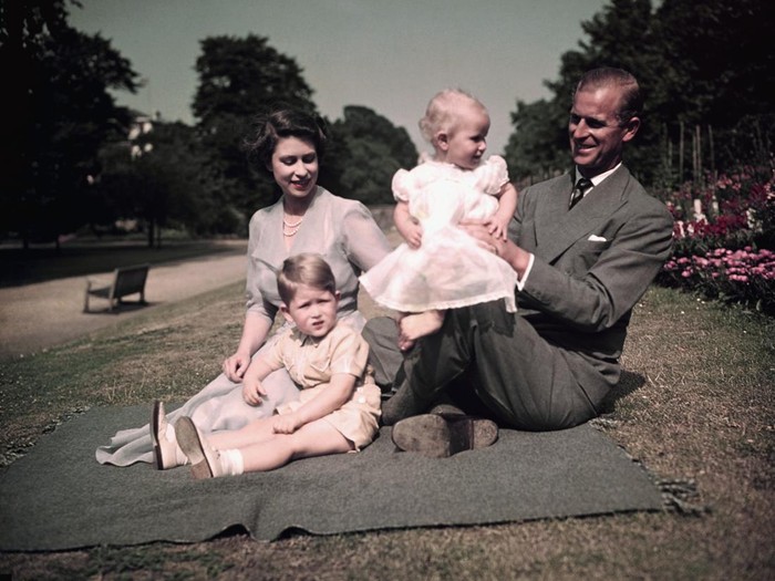 Royal Family Picnicking at Balmoral