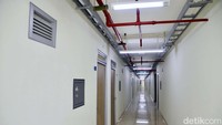 Begini kondisi lorong unit rumah susun tersebut. Unit baru rumah susun di lokasi ini tersedia sebanyak 1.348 unit.