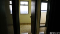 Kemudian, hunian tipe studio dengan luas 23,8 meter persegi dan memiliki daya listrik sebesar 1.300 va.