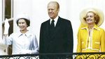Momen Ratu Elizabeth II Bersama Pemimpin Dunia, Obama-Soeharto