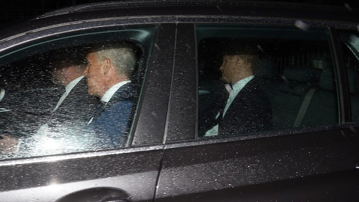 Pangeran Harry The Duke of Sussex arrives at Balmoral in Scotland. The Queen died peacefully at Balmoral this afternoon, Buckingham Palace has announced. Picture date: Thursday September 8, 2022. (Photo by Andrew Milligan/PA Images via Getty Images)