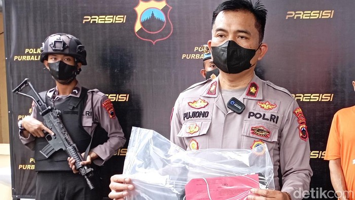 Polres Purbalingga jumpa pers kasus pemerkosaan, Jumat (9/9/2022).