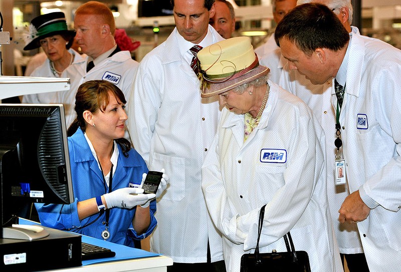 Ratu Elizabeth BlackBerry