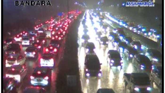 Screenshot CCTV Tol Dalam Kota via aplikasi Travoy pada Jumat (9/9/2022)