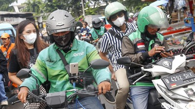 Begini Aktivitas Ojol Menjelang Kenaikan Tarif Ojek Itu