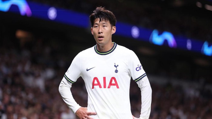 LONDON, ENGLAND - SEPTEMBER 07: Heung-Min Son of Tottenham Hotspur during the UEFA Champions League group D match between Tottenham Hotspur and Olympique Marseille at Tottenham Hotspur Stadium on September 07, 2022 in London, England. (Photo by Tottenham Hotspur FC/Tottenham Hotspur FC via Getty Images)