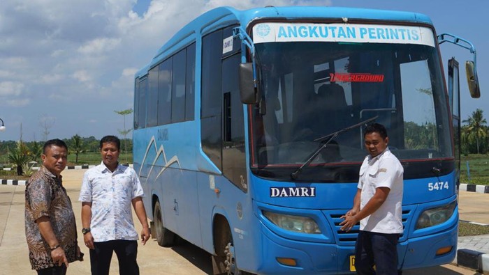 Uji coba Damri rute Daya Makassar-Stasiun Maros