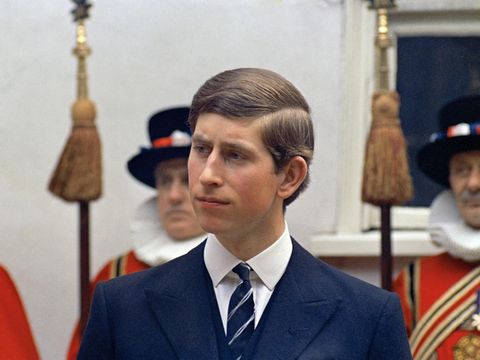 FILE - In this March 25, 1968 file photo, Prince Charles looks on, durig a procession, in London. Prince Charles has been preparing for the crown his entire life. Now, that moment has finally arrived. Charles, the oldest person to ever assume the British throne, became king on Thursday Sept. 8, 2022, following the death of his mother, Queen Elizabeth II. (AP Photo/Peter Kemp, File)