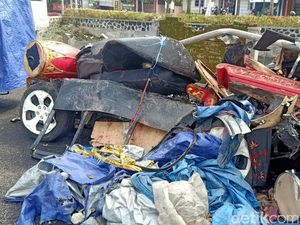 Korban Tewas Ditabrak Bus di Wonosobo Rombongan Campursari Temanggung