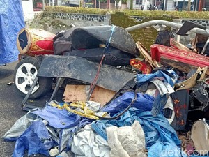 Korban Tewas Ditabrak Bus di Wonosobo Rombongan Campursari Temanggung