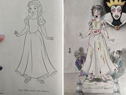 Buku Mewarnai Anak-anak Dibuat Jadi Seram