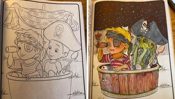 Jadi adegan dari Pirates of Caribbean, tapi seram ya. Foto: (Bored Panda)