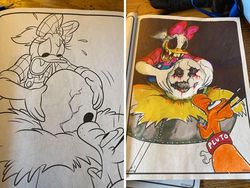 Buku Mewarnai Anak-anak Dibuat Jadi Seram