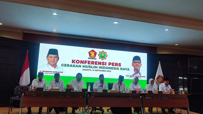 GEMIRA Beri Dukungan ke Prabowo Jadi Capres Tungal Gerindra di Pilpres 2024 (Nahda/detikcom)