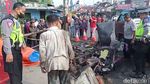 TKP Bus Pariwisata Tabrak 4 Mobil Tewaskan 6 Orang di Wonosobo