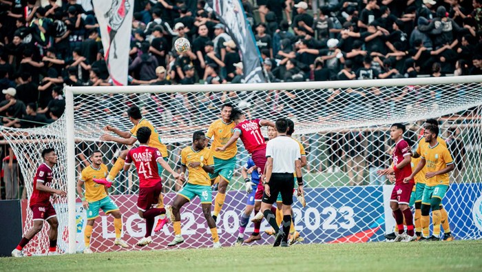 Nusantara United melawan Persijap Jepara di Stadion di Stadion Gelora Bumi Kartini, Sabtu (10/9/2022).
