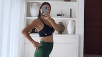 Meski sedang kehamilannya tergolong masih muda, Jennifer masih aktif melakukan olahraga seperti yoga. Diketahui, beberapa konten di kanal YouTube miliknya membahas seputar ‘Pregnancy Workout’. Foto: IG/@Jenniferbachdim