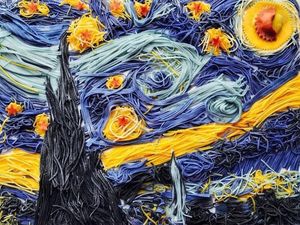 Keren! Ada Baby Joda hingga Lukisan Van Gogh yang Dibuat dari Pasta