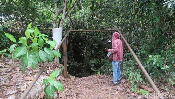 Suasana di Gua Grubug, Pedukuhan Jetis Wetan, Kalurahan Pacarejo, Kapanewon Semanu, Kabupaten Gunungkidul, Sabtu (10/9/2022).