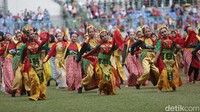 Perhelatan kebudayaan akbar tersebut digelar di Stadion Patriot Chandrabhaga, Bekasi, Jawa Barat.